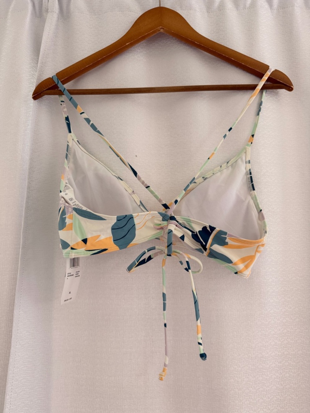 NWT Roxy Bikini Floral Top - Picture 2 of 4